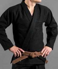 Gi's/Belts Scramble Standard Issue Semi Custom Jiu Jitsu BJJ Gi Kimono Black