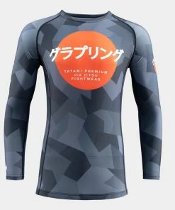 Rash Guards Tatami Fightwear Onyx Camo Rash Guard Rashguard