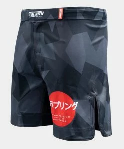 Tatami Fightwear No-Gi BJJ Jiu Jitsu Onyx Camo MMA Fight Shorts