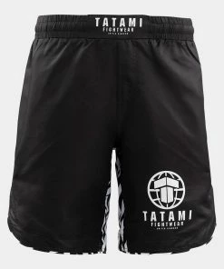 Tatami Fightwear No-Gi BJJ Jiu Jitsu Raid Black MMA Fight Shorts