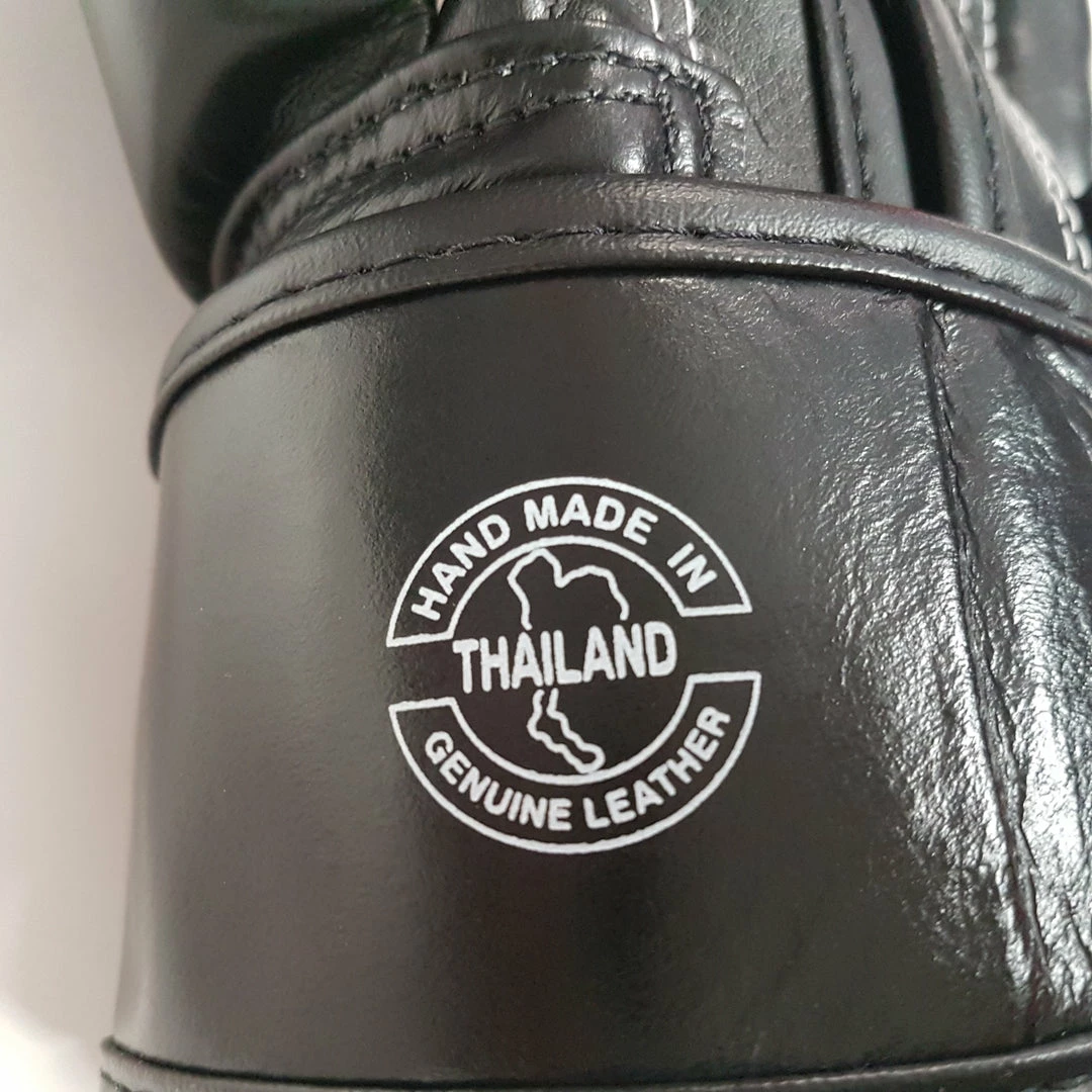 Yuth Sport Gear Muay Thai Boxing Gloves Black 4 Yuth Sport Gear Muay Thai Boxing Gloves Black