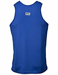Title Boxing Aerovent Elite Boxing Competition Jersey Tank Blue