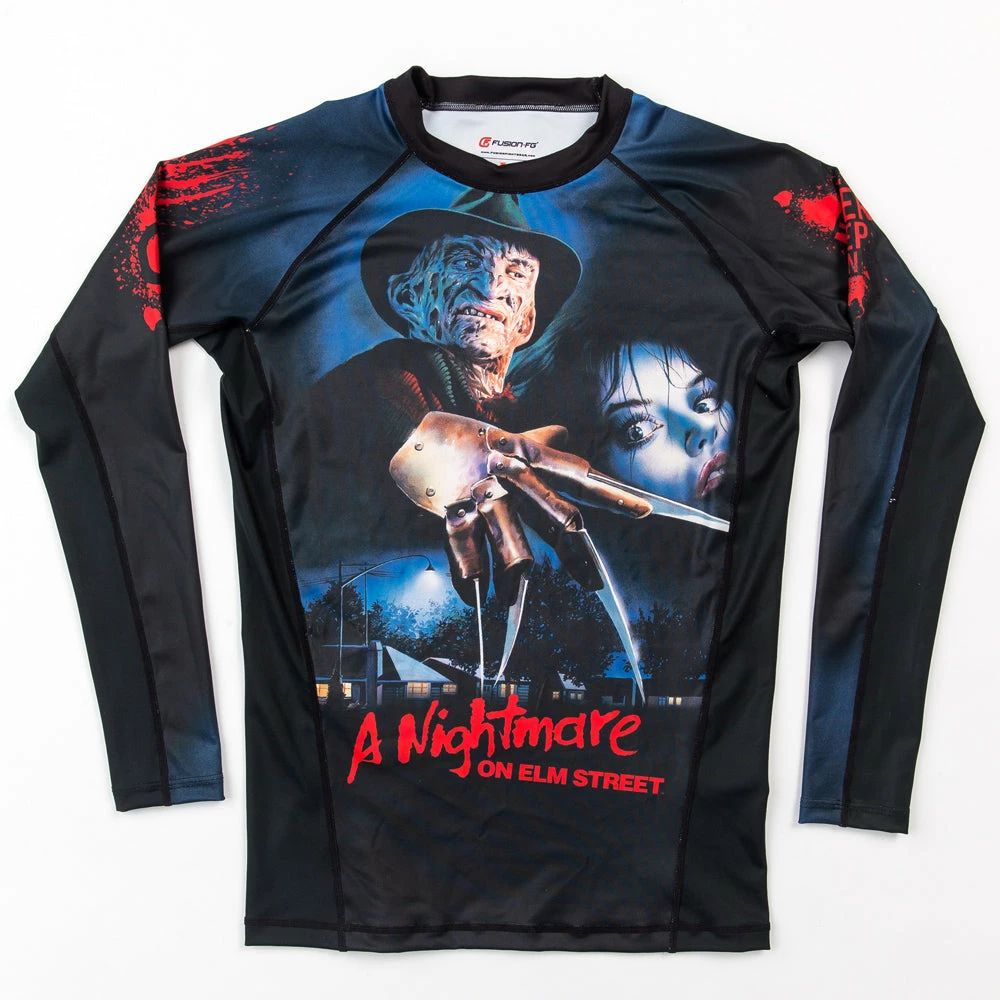 Fusion Fight Gear A Nightmare On Elm Street Rashguard Rash Guard Rash Guards 1 Fusion Fight Gear A Nightmare On Elm Street Rashguard Rash Guard Rash Guards