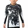 Fusion Fight Gear Batman Confidential Noir Kids Rash Guard Rashguard
