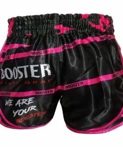 Booster Fight Gear Retro Corpus Pink Muay Thai Kickboxing Shorts
