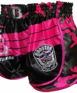 Booster Fight Gear Retro Corpus Pink Muay Thai Kickboxing Shorts