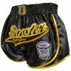 Booster Fight Gear Retro Slugger 1 Black/Gold Muay Thai Kickboxing Shorts