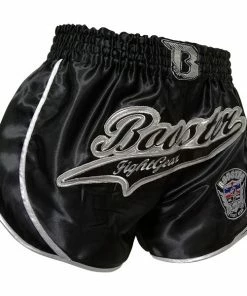 Booster Fight Gear Retro Slugger 3 Black Muay Thai Kickboxing Shorts