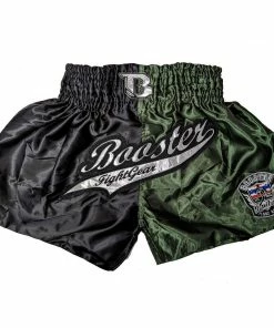Booster Fight Gear Black Duo Army Green Muay Thai Kickboxing Shorts