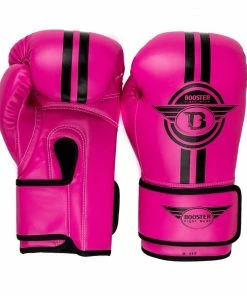 Booster Fight Gear Kids Youth Boxing Gloves Neon Pink