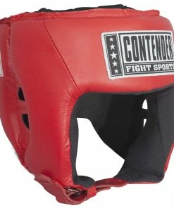 Ringside Contender Fight Sports Open Face USA Boxing Competition Approved Headgear Red