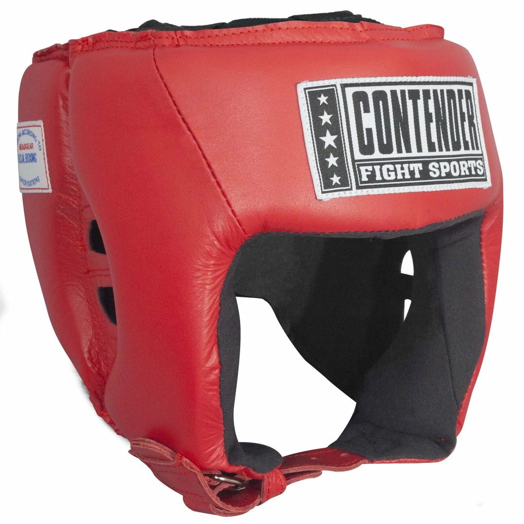 Ringside Contender Fight Sports Open Face USA Boxing Competition Approved Headgear Red 1 Ringside Contender Fight Sports Open Face USA Boxing Competition Approved Headgear Red
