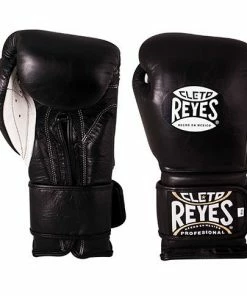 Cleto Reyes Training Velcro Boxing Gloves Black