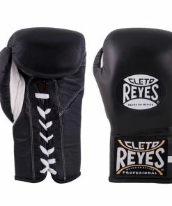 Cleto Reyes Safetec Official Fight Boxing Gloves Black