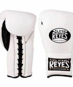 Cleto Reyes Lace-Up Training Boxing Gloves White