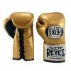 Cleto Reyes Official Fight Boxing Gloves Metallic Gold