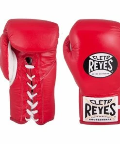 Cleto Reyes Safetec Official Fight Boxing Gloves Red