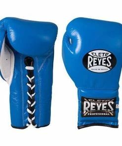 Cleto Reyes Lace-Up Training Boxing Gloves Electric Blue