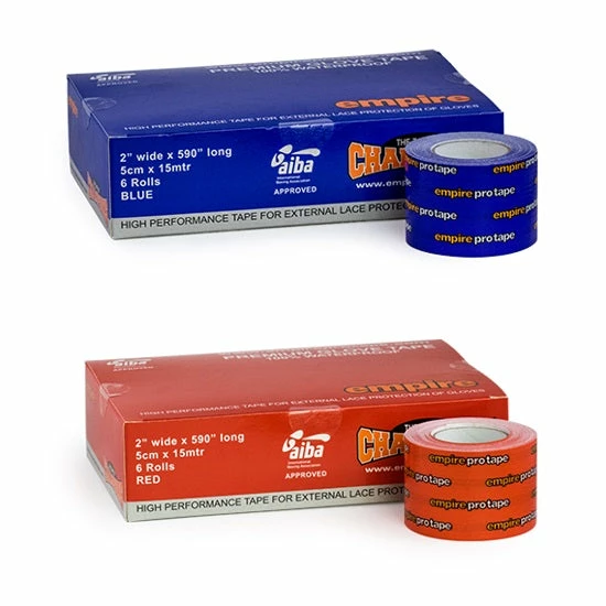 Empire Pro Tape 5cm X 15mtr Premium Glove Tape Blue & Red 1 Empire Pro Tape 5cm X 15mtr Premium Glove Tape Blue & Red