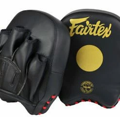 Pads/Mitts Fairtex FMV14 Micro Focus Mitts Short Punch Pads Black/Gold