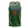 T-Shirts/Tanks Fairtex JS19 Sleeveless Tank Top Basketball Jersey Shirt Green