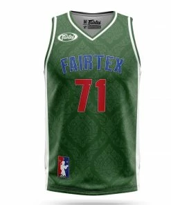 T-Shirts/Tanks Fairtex JS19 Sleeveless Tank Top Basketball Jersey Shirt Green
