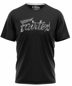 Fairtex Camo Grey Logo Short Sleeve T-Shirt T-Shirts/Tanks