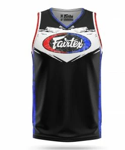 Fairtex JS10 Sleeveless Tank Top Basketball Jersey Shirt Black