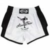 Fairtex Muay Thai Shorts BS1707 Slim Cut White/Black