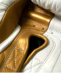 Fortress Boxing SS2.0 Velcro Boxing Gloves White/Gold