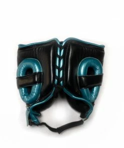 Fortress Boxing Cheek Headgear Head Guard Black/Teal