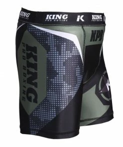King Pro Boxing Vale Tudo Grappling Fight Shorts Military Green