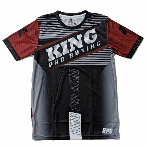 King Pro Boxing Aero Dry Maroon Training Shirt T-Shirts/Tanks 1 King Pro Boxing Aero Dry Maroon Training Shirt T-Shirts/Tanks