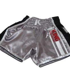 King Pro Boxing Muay Thai Kickboxing Shorts KPB/BT-10 Silver