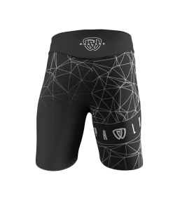 Phalanx Metric Ultralight HPLT Black MMA Grappling BJJ Shorts