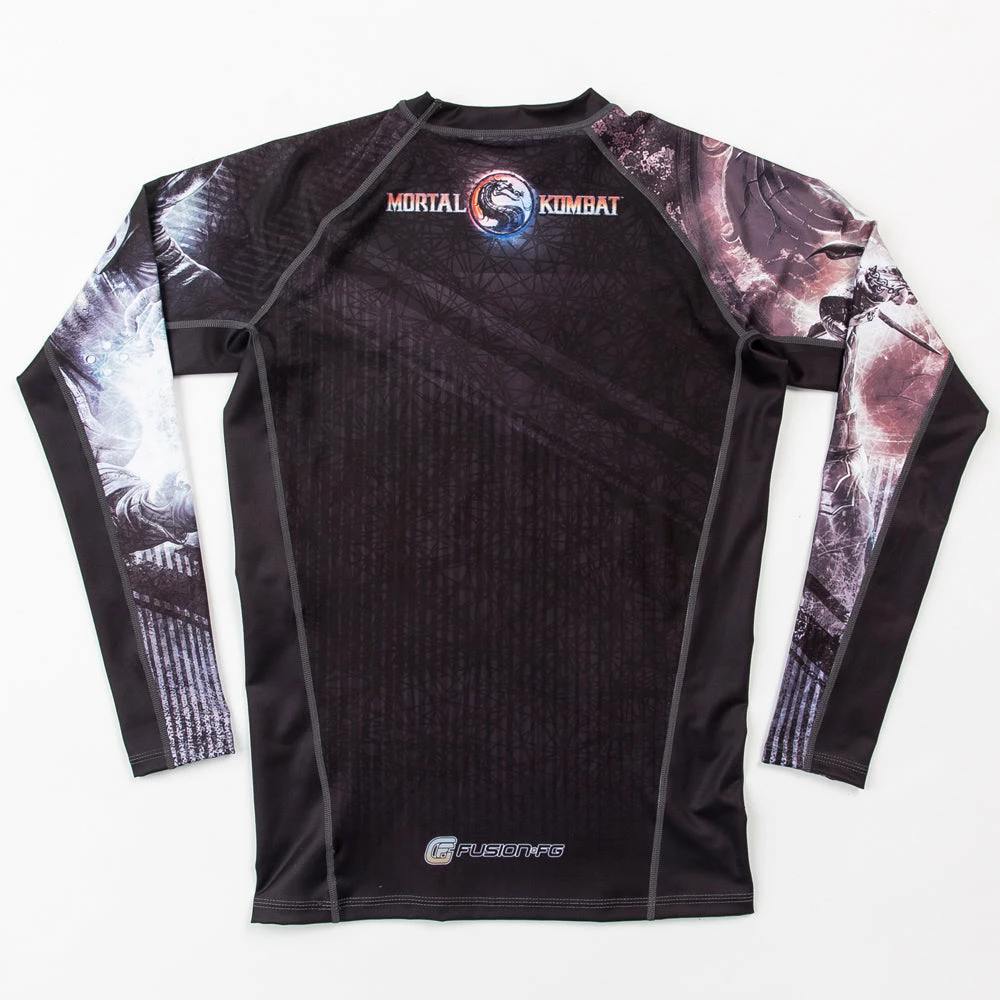 Rash Guards Fusion Fight Gear Mortal Combat Sub-Zero Vs Scorpion Rashguard Rash Guard 2 Rash Guards Fusion Fight Gear Mortal Combat Sub-Zero Vs Scorpion Rashguard Rash Guard