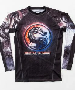 Rash Guards Fusion Fight Gear Mortal Combat Sub-Zero Vs Scorpion Rashguard Rash Guard