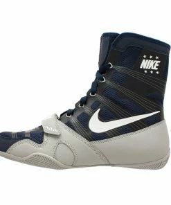 Nike Boxing HyperKO Shoes Boots Limited Edition Midnight Navy/White/Silver Shoes/Footwear