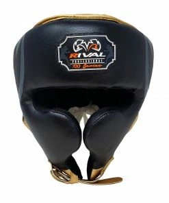 Rival Boxing RHG100 Professional Headgear Black/Gold 7 Rival Boxing RHG100 Professional Headgear Black/Gold