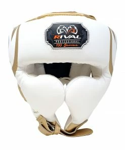 Rival Boxing RHG100 Professional Headgear White/Gold