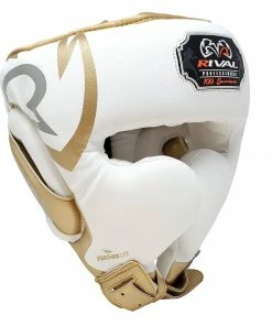 Rival Boxing RHG100 Professional Headgear White/Gold