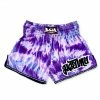 Raja Boxing Muay Thai Shorts Purple Waves
