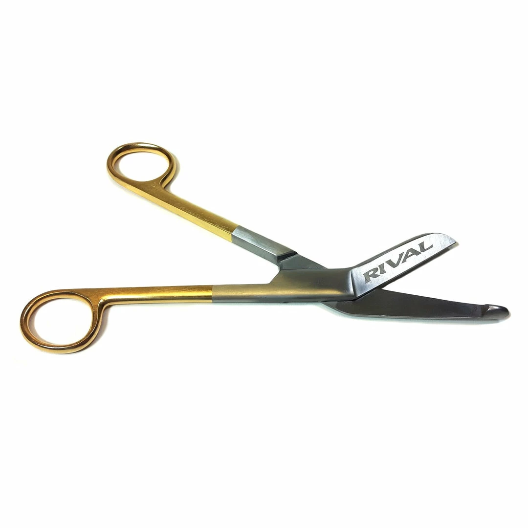 Trainer's Accessories Rival Boxing Gold Scissors 8" 1 Trainer's Accessories Rival Boxing Gold Scissors 8"