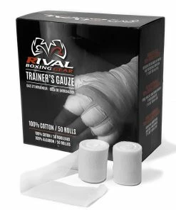 Rival Boxing Trainer's Gauze Bandage White