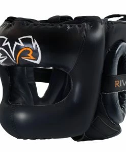 Rival Boxing Guerrero Facesaver Headgear Head Gear Guard Black