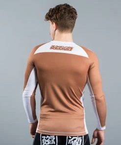 Scramble Brand V3 Brown Ranked Rashguard Rash Guard
