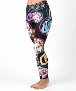 Pants/Spats Fusion Fight Gear She-Ra Black Ladies Spats Compression Pants