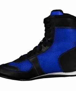Shoes/Footwear Title Boxing Hyper-Elite Mid Blue Youth Kids Boxing Shoes Boots