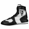 Title Boxing Hyper-Elite Mid White Youth Kids Boxing Shoes Boots Shoes/Footwear
