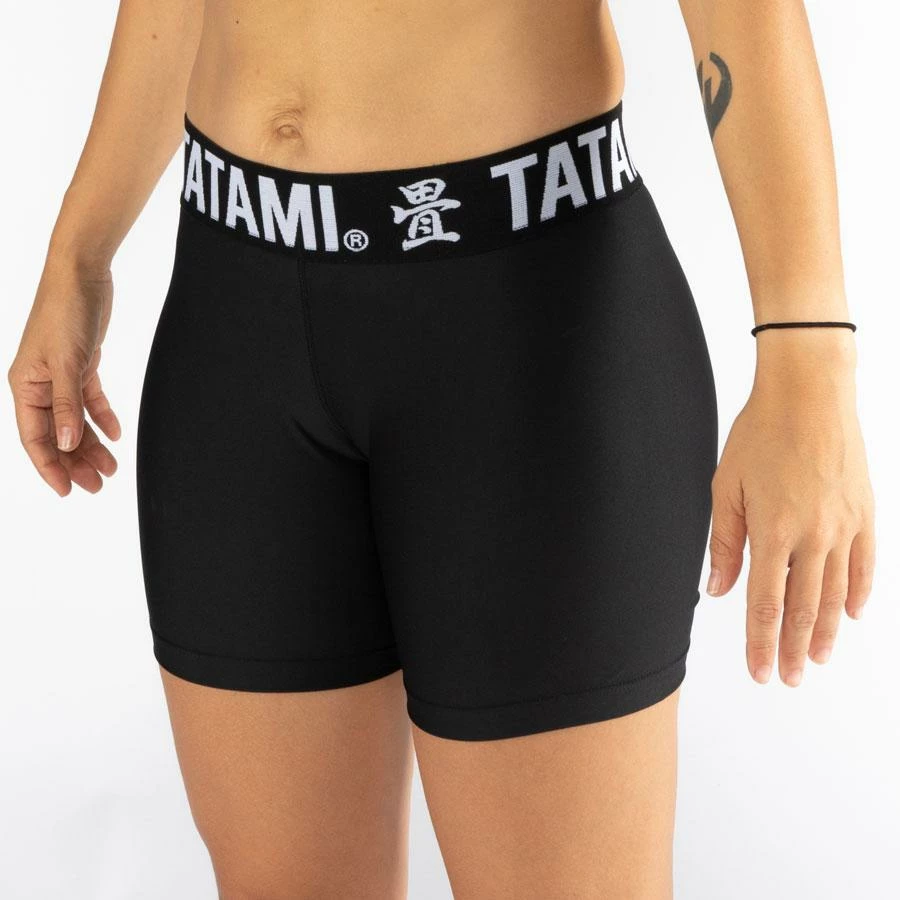 Tatami Fightwear Ladies Black Minimal Vale Tudo Shorts